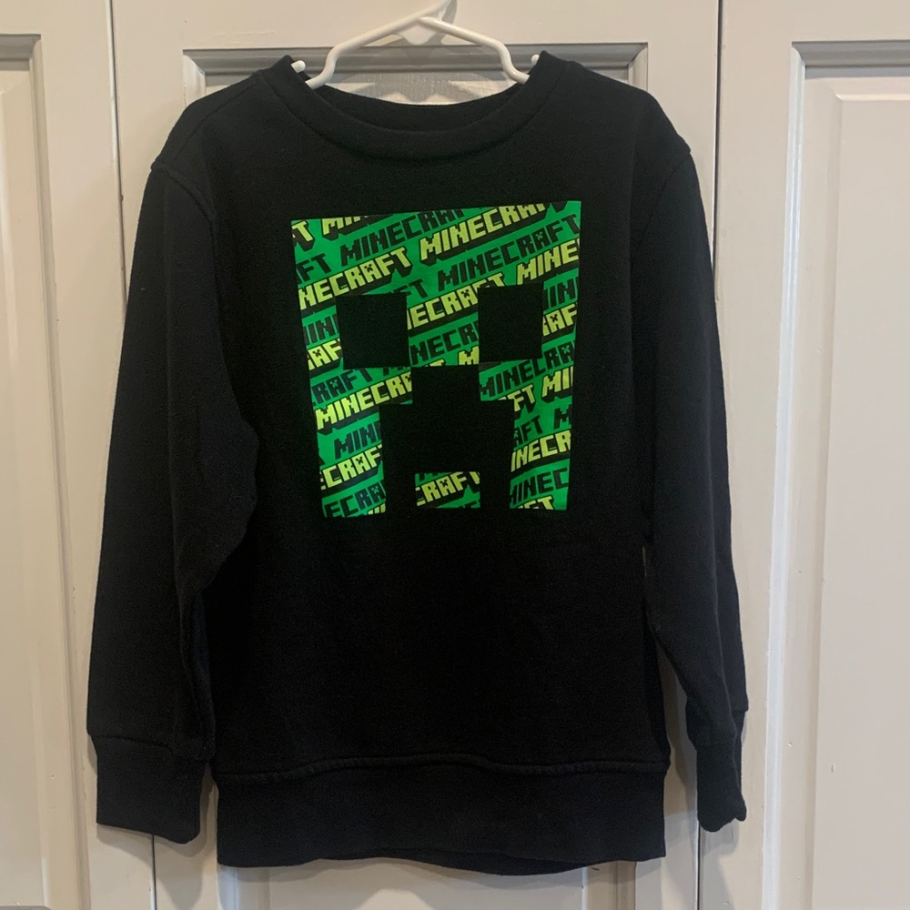 Boys minecraft crewneck sweatshirt